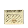 GOLD TONE CARD SLOTS