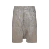 GOLD TONE COTTON SHORTS