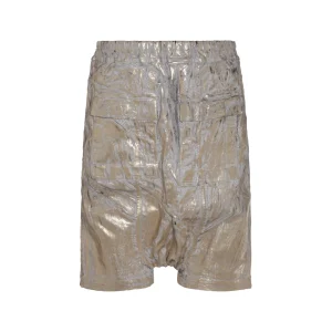 GOLD TONE COTTON SHORTS