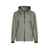 GREEN AND BLACK JUNIKI CASUAL JACKET