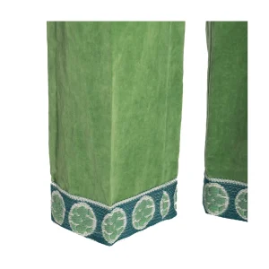 GREEN COTTON PANTS