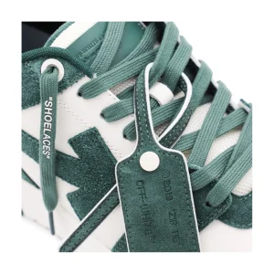 GREEN LEATHER OUT OF OFFICE SNEAKERS