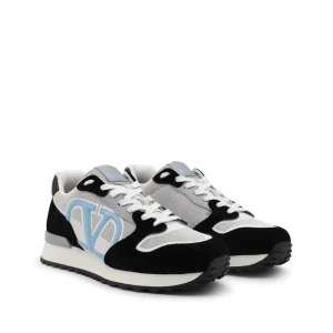 GREY AND BLACK SNEAKERS