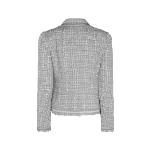 GREY COTTON BLAZER