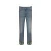 GREY COTTON DENIM JEANS