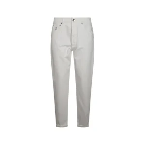 GREY COTTON DENIM JEANS