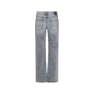 GREY COTTON DENIM JEANS