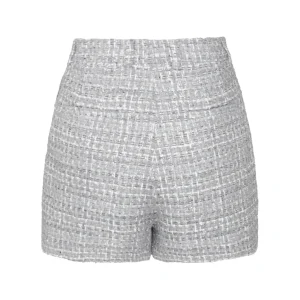 GREY COTTON SHORTS