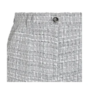 GREY COTTON SHORTS