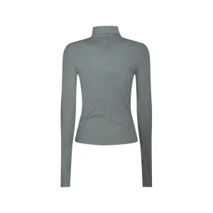 GREY LEATHER CASUAL JACKET
