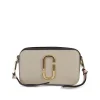 GREY LEATHER THE SNAPSHOT CROSSBODY BAG
