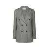 GREY LINEN CASUAL JACKET