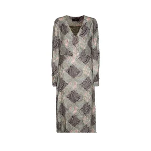 GREY VISCOSE DRESS