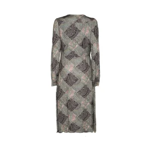 GREY VISCOSE DRESS