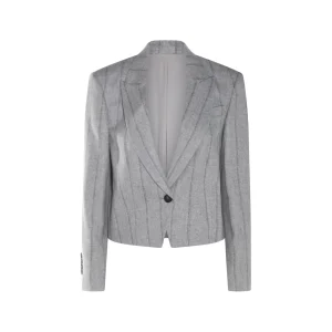 GREY WOOL BLAZER