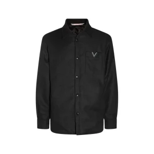GREY WOOL CASUAL JACKET