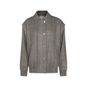 GREY WOOL CASUAL JACKET