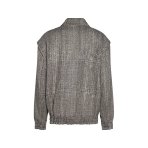 GREY WOOL CASUAL JACKET
