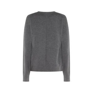 GREY WOOL KNITWEAR