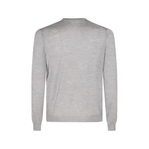 GREY WOOL KNITWEAR