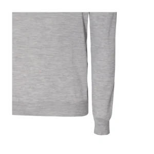 GREY WOOL KNITWEAR