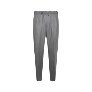 GREY WOOL PANTS