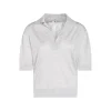 GREY WOOL POLO SHIRT