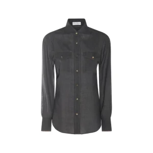 GREY WOOL SHIRT