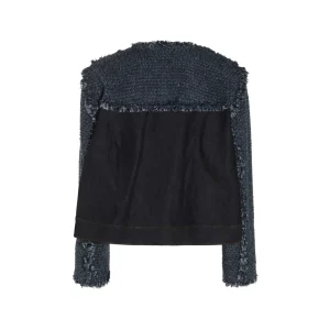 INDIGO BLUE COTTON CASUAL JACKET