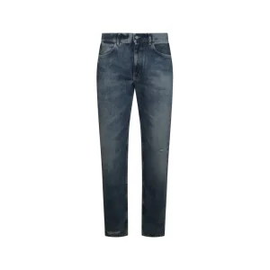 INDIGO BLUE COTTON JEANS