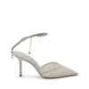 IVORY CANVAS SAEDA PUMPS
