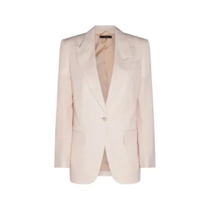 LIGHT BEIGE WOOL BLAZER