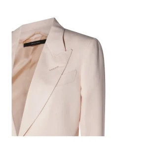 LIGHT BEIGE WOOL BLAZER