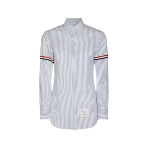 LIGHT BLUE AND WHITE COTTON SHIRT