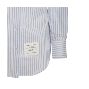 LIGHT BLUE AND WHITE COTTON SHIRT