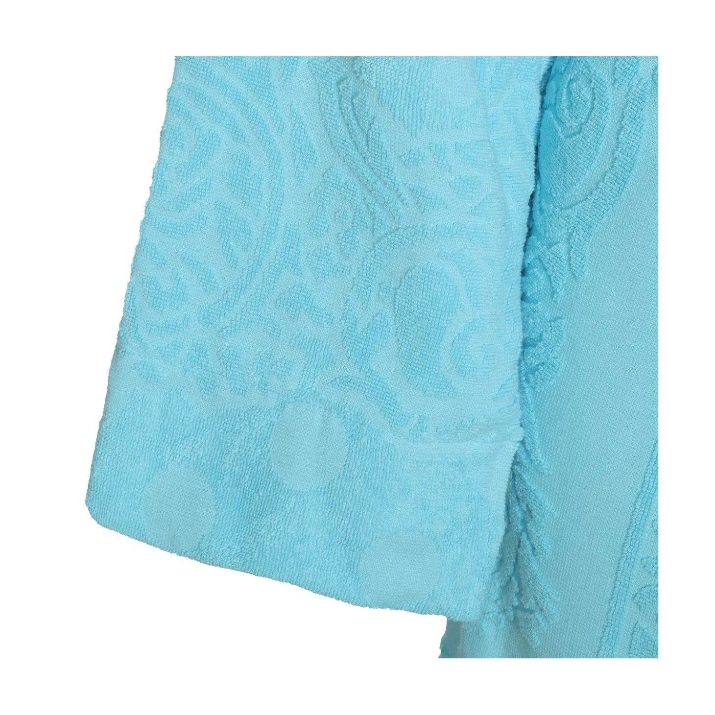 light_blue_cotton_baroque_2.webp LIGHT BLUE COTTON BAROQUE POLKA DOTS BATHROBE