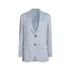 LIGHT BLUE COTTON BLAZER