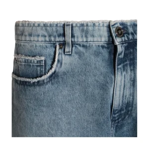 LIGHT BLUE COTTON JEANS