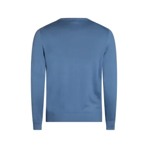 LIGHT BLUE COTTON KNITWEAR