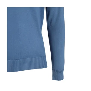 LIGHT BLUE COTTON KNITWEAR