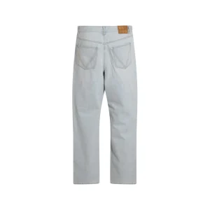 LIGHT BLUE COTTON PANTS