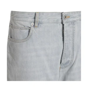 LIGHT BLUE COTTON PANTS