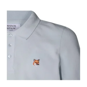 LIGHT BLUE COTTON POLO SHIRT