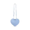 LIGHT BLUE LEATHER COEUR SHOULDER BAG