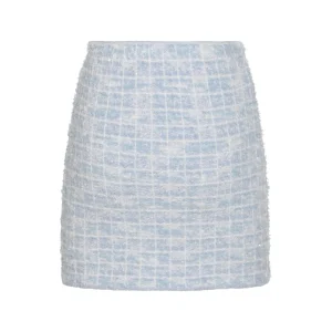 LIGHT BLUE MINI SKIRT