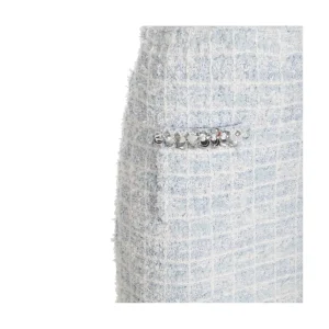 LIGHT BLUE MINI SKIRT