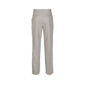 LIGHT GREY WOOL NORBERT PANTS