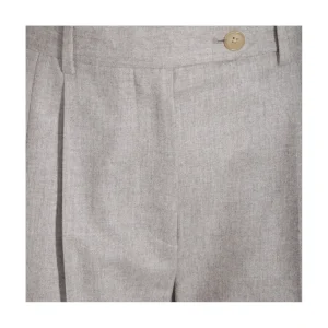 LIGHT GREY WOOL NORBERT PANTS