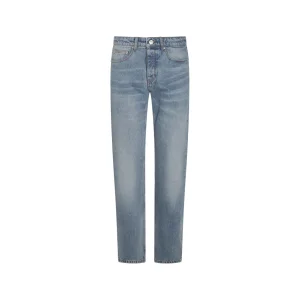 MID BLUE COTTON JEANS