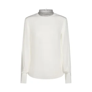 NATURAL SILK TOP